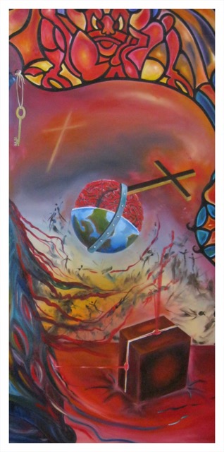 Altar ~ Left Panel ~ 18x36